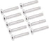uxcell M5x30mm Flat Head Machine Screws, 10Pcs Inner Hex Screw 304 Stainless Steel Fasteners