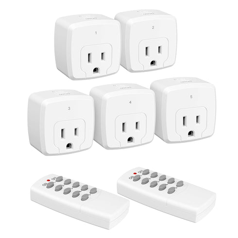 HBN Remote Control Outlet with 100FT RF Signal, Wireless On Off Switch