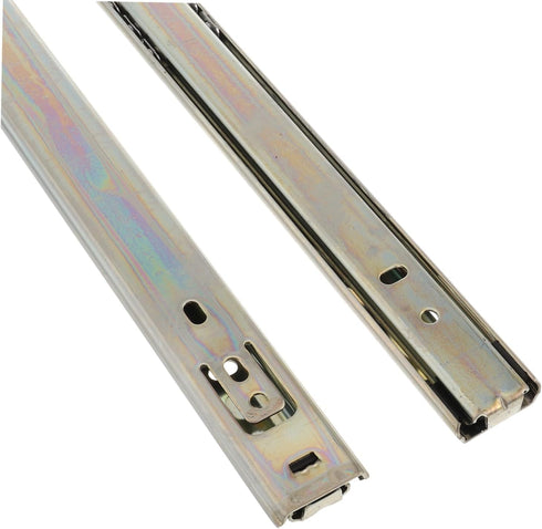 2pcs POPETPOP Heavy Duty Keyboard Drawer Slide Bearings Full Extension for Furniture and Bedside Cabinets Construction