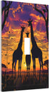 HTSAHKV Sunset 3 5 Inch Giraffe Wall Plate Light Switch Cover Single Gang Outlet Faceplate Print Plate Cover X