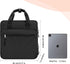 Zipper Binder, 3 Ring 2 Inch School Binder with 500 Sheet Capacity, Black, Handle & Shoulder Strap Included
