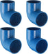 uxcell 4pcs 1.5" 90 Degree Elbow Pipe Fittings, Furniture Construction Grade 2-Way