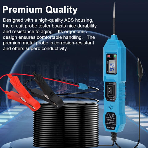 3.5V-36V Automotive Power Circuit Probe Tester LCD Digital Display Car Electrical System Diagnostic Tool
