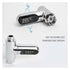 POEMYSIR 5C-85C LED Display Water Shower Thermometer Self-Generated Electricity Water Temperature Monitor Smart Meter