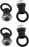 MDXing 4PCS 22x28mm Old Style Closed Hooks Lantern Hook Metal Chandelier Chain Extension