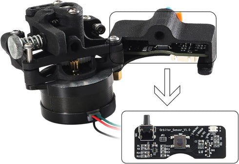 3D 1.75mm 2.5M 2.4 Bczamd Filament Runout Detect Sensor Kit for Printer Sherrpa Extruder Printing Material Break Module