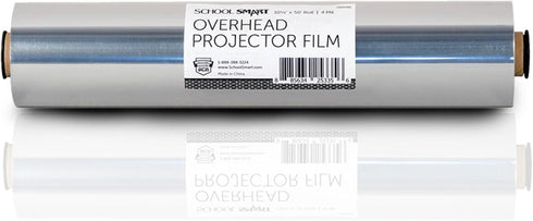 School Smart 10-1/4 Inches 50 4 Overhead Projector Film Roll, x Feet, mil Thick