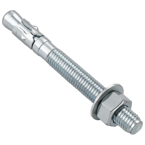 3/8x4" 30Pcs Standard Fasteners for Heavy-Duty Zinc Wedge Anchors for Cement and Concrete