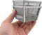 HAHIYO Stackable Paper Clip Mesh Holder Cup, 2 Pack Silver Paperclip Holder for Desk Drawer Organizer