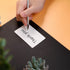 SMOQYKBW 3..36x 2.12 inches, 100 Small Blank Paper Message Note Business Card Mini Greeting Place Name Vocabulary Word