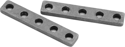 Mending Plates 2Pcs in 1 Bag: Threaded Plate, 5 Holes High Accuracy Rustproof M4 Thread for Robotics Field