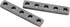 Mending Plates 2Pcs in 1 Bag: Threaded Plate, 5 Holes High Accuracy Rustproof M4 Thread for Robotics Field