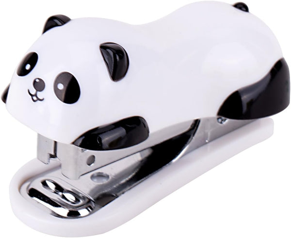 Mini Cartoon Panda Stapler Set - Office Desktop Stationery for Students