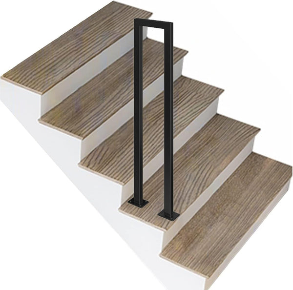 PAUANI Railing Handrails for Indoor Stairs - Balusters, Loft Railing Kit, Industrial Wrought