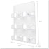 deflecto 6-Pocket Business Card Holder, Clear, Holds 480 Cards, 8.5 x 1.63 x 9.75
