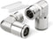 TAILONZ PNEUMATIC 304 Stainless Steel Male Elbow - 3/8 Inch Tube OD x 1/2 Inch NPT Thread Fitting (Pack of 2)
