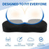 BAHREL Tailbone, Memory Foam Seat Cushion for Office Car Chair, Orthopedic Chair Pad, for Sciatica, Hip Pain Relief