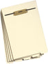 Smead Stackable Folder Divider with Fastener, Manila, Letter Size, 50 per Box (35600)