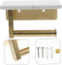 Wall-Mounted Toilet Paper Holder - Sturdy Stainless Steel Rack