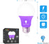 4 Pack A19 LED Purple Light Bulb LED Orange Light Bulb 120V E26 Base 9 Watt (60-watt Replacement) Purple Bulb Orange Bulb, Party Decoration, Porch, Home Lighting, Halloween Light Bulbs by Bluex Bulbs