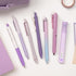 WRITECH Gel Pens Journaling Highlighters, Aesthetic Assorted Pastel Color Ink 0.5mm Fine Point, 7ct