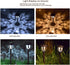 EXCMARK 10 Pack Solar Lights Outdoor Decorative Garden Yard Lights for Pathway Walkway Sidewalk Driveway. (Brown, Warm