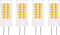GY6.35 LED Bulbs 12V, T4 JC Type Bi-Pin Base, Warm White 3000K, 35W Halogen Replacement, Non-Dimmable, 4-Pack