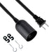 15 E26 Switch(Bulb Simple Deluxe Feet Extension Hanging Lantern Pendant Light Cord with Socket, Featuring an On/Off Not