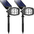 URPOWER Solar Lights Outdoor 2-in-1 Waterproof Solar Spotlight Auto On/Off Wall Lights