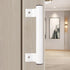 205mm Aluminum Alloy Sliding Door Handle, Modern and Fashionable Metal Handle for Balcony Bathroom Glass Door, Black,