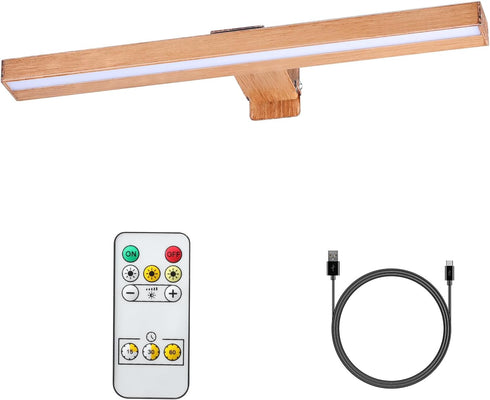 MIOBLUE LED Picture Light Battery Operated with Remote, 16in Rechargeable Picture Light