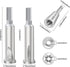 Wire Twisting Tool for Drill - 3Pcs 3 Way/ 5 Way Electric cord Stripper and Electrical Wire Twister Tool for Electric Power Drill, Stripping and Twisting for Electrician by Bvdfgk