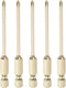 5pcs PH0 Phillips Head Screwdriver Drill Bit, 3" Length 0.12" Dia 1/4 Inch Hex Shank for Power Tool