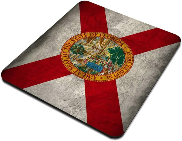 Cute Rectangle Mouse Pad - Florida State Flag Non-Slip Rubber Gaming Mousepad for Computers, Laptop