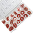 XINGYHENG 150Pcs 14 Sizes Fiber Flat Washer Red Steel Paper Insulation Flat Washer Insulation Sealing Spacers Assortment Kit for Plumbing Automotive General Repair