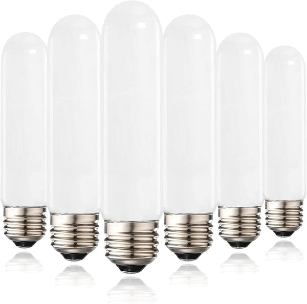 XININSUN T10 Frosted LED Bulbs Daylight White 4000K,Dimmable T10 led Light Bulbs,60-75