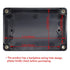 LeMotech Junction Box IP65 Waterproof Project Box Dustproof ABS Plastic Electrical Boxes Universal Enclosure for Electronic Black 3.93x 2.68x 1.97 inch (100 x 68 x 50 mm)(Pack of 1)