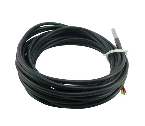 2PCS DS18B20 Waterproof Stainless Steel Temperature Sensor Digital Probe Cable Temperature Range