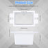 6PCS BE1-6 Electrical Outlet Box Extender, Single Gang with 12pcs Screws, Heavy Duty Plastic Unit Receptacle