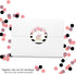 Ooh La La Paris Thank You Sticker Labels - 40 2" Party Circle Stickers by AmandaCreation for Party Favors, Envelope