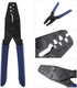 22-10 8 Inch Professional AWG Wiring Harness Crimp Plier, Open Crimper, Blue Handle, High-Carbon