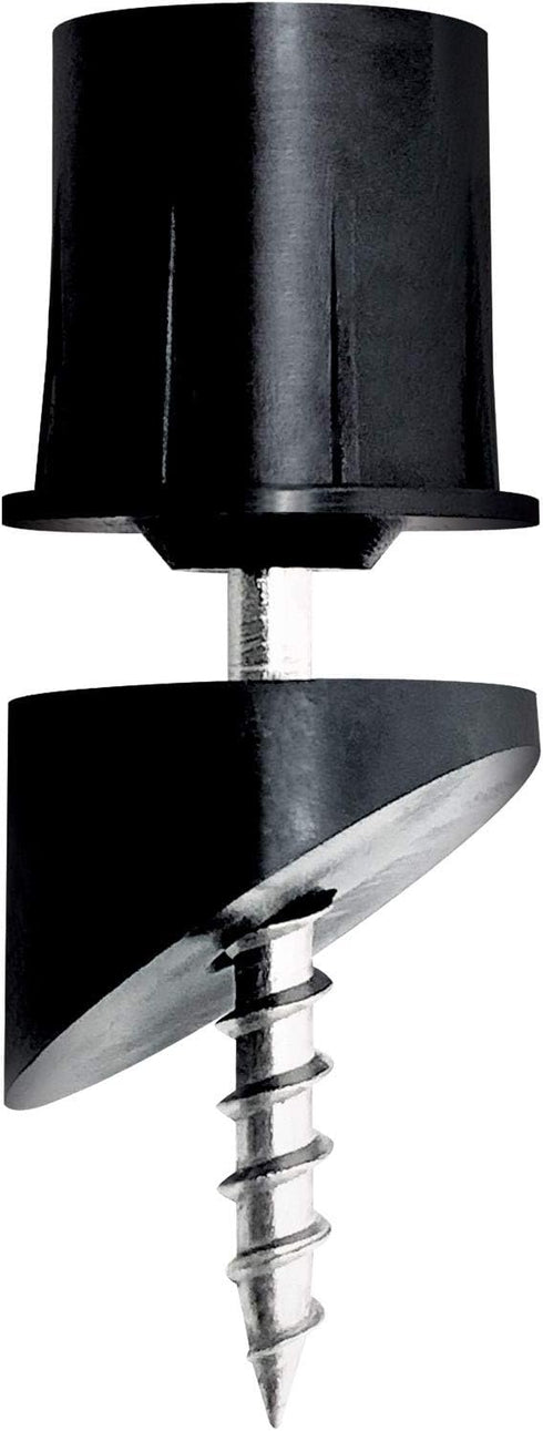 Nuvo Iron SMSRA Surface Mount Stair Connector for 3/4" Pack installs one 10 Pack of Round balusters Railing Adapter, Black by Nuvo Iron