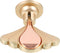 HAMPPLIES Furniture Hardware Pull Handle, Single-Hole Drawer Pull Knob for Wardrobe, Cabinet, and