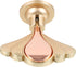 HAMPPLIES Furniture Hardware Pull Handle, Single-Hole Drawer Pull Knob for Wardrobe, Cabinet, and