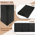 12 Pack 4x6 Inch, 3-Sided Table Tent Triangle Menu Holders PU Leather Menu Covers for Restaurant, Bar, Cafe, Wedding