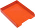 JAM PAPER Stackable Paper Trays - Orange, Desktop Document, Letter, & File Organizer Tray, Sold Individually