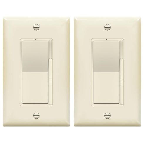 TOPGREENER Kalide Dimmer Light Switch, LED Dimmer Switch, Full Range Dimming, Single