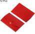 PATIKIL 12 Pack Mini Envelopes, Retro Gold Heart Business Invitation Envelopes for Wedding Birthday, Red