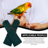 1 Pair Animal Handling Gloves, Bite Proof Leather Welding Gloves, 24.4in Reinforced with 2 Tweezers for Dog Training