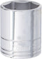 SK Hand Tool 48226 1/2 in. Drive 6-Point Metric Standard Chrome Socket, 26 mm, Cold Forged Steel, Made in USA
